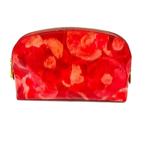 LOUIS VUITTON M90045 Ikat flower Pochette Cosmetic Pouch MonogramVernis - Picture 1 of 16